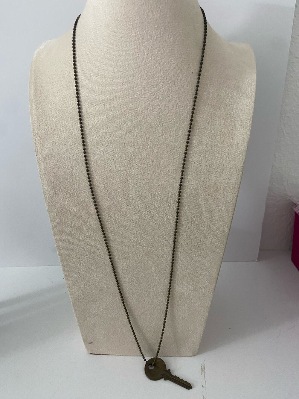 Vintage Curtis key necklace